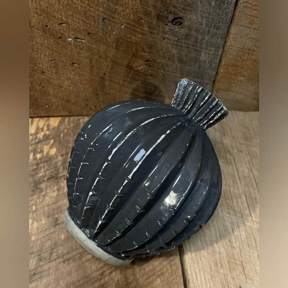 West Elm Bud Vase Wabi Sabi Style. Cactus Shape